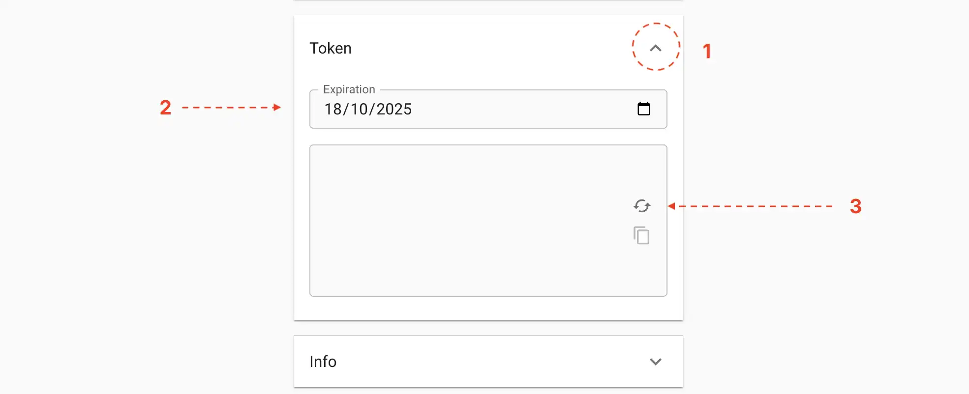 Traccar Token Section
